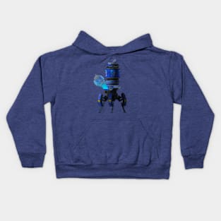 Cyperpunk soda can robot Kids Hoodie